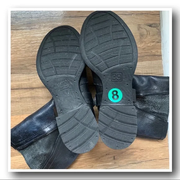 {Liberto} Moto Distressed Boots - Picture 9 of 13